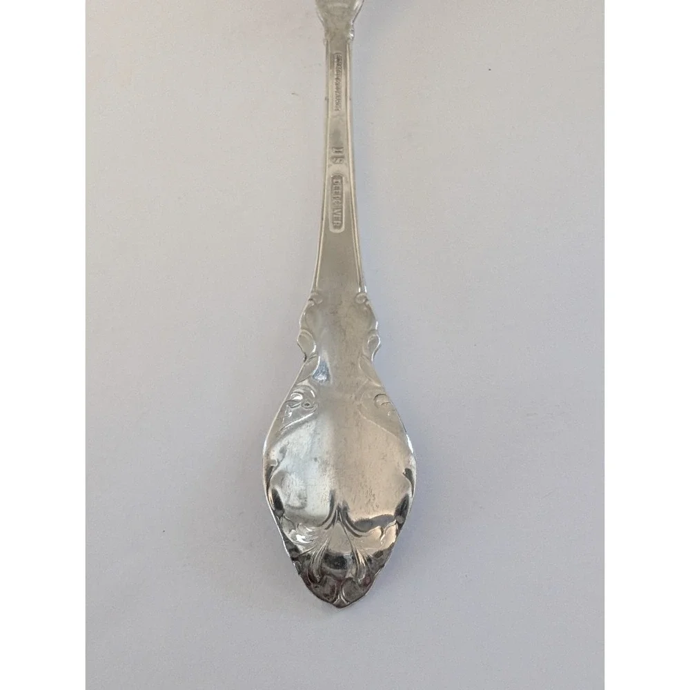 International Silver Holmes & Edwards Silver Fashion Large Serving Fork 8.75